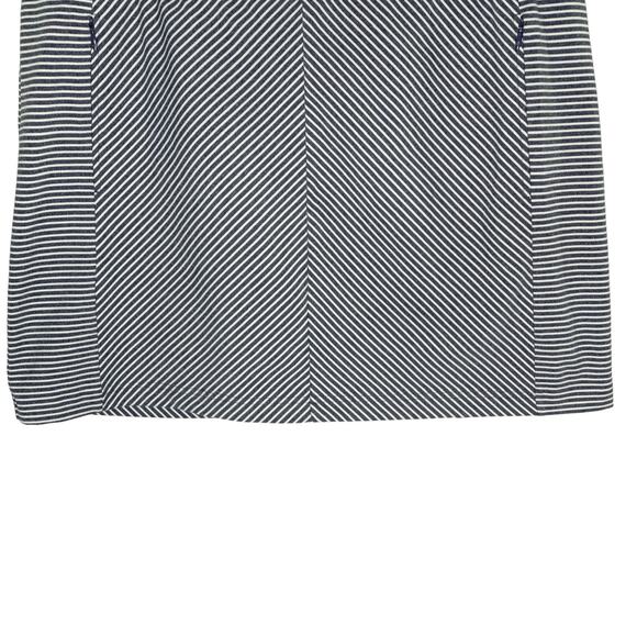 T by Talbots XL Womens Activewear Black White Striped Skort Pull On - Picture 5 of 7